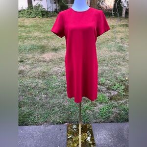 Liz Claiborne Summer Business Casual Red Dress, Size 4, NWOT.